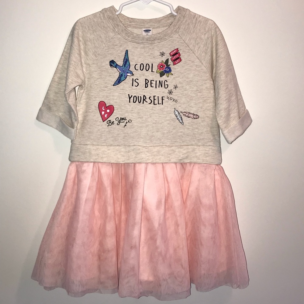 Old Navy Girl’s 2-In-1 Fit & Flare Tutu Dress